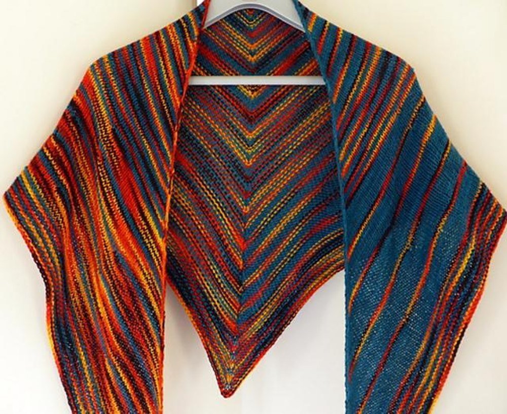 Monet Sunset Shawl (1)